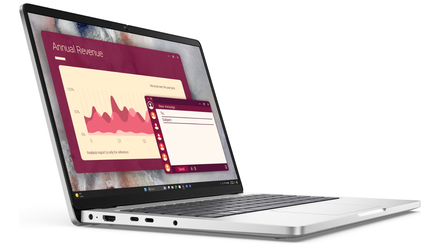 Laptop Dell Pro 14 PC14250, Intel Core Ultra 7, 14" FHD+, 32GB RAM, argjendtë