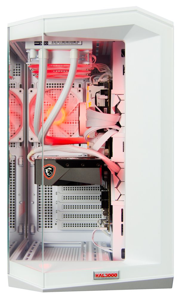 Kompjuter HAL3000 Master Gamer Ultimate-K 5080 (15th gen), Intel Core Ultra 7 265KF, NVIDIA GeForce RTX 5080, 32GB RAM, 2TB SSD, i bardhë