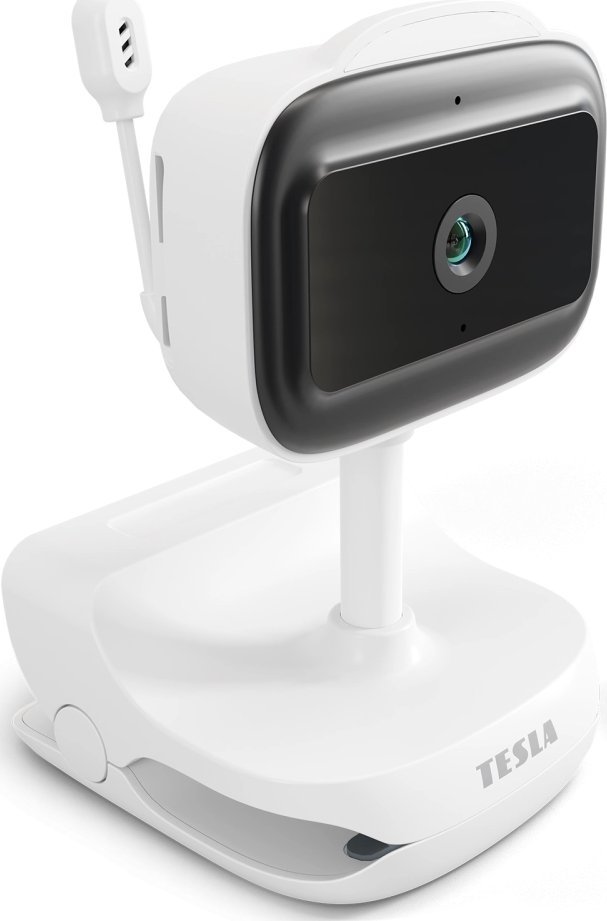 Monitor bebi Tesla B500, video dhe audio, rreze 10 m, bardh e zi