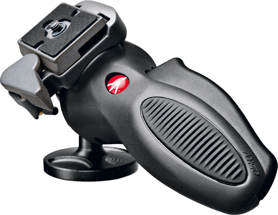 K глава за статив Manfrotto 324 Light Duty Grip, топчеста глава, црна