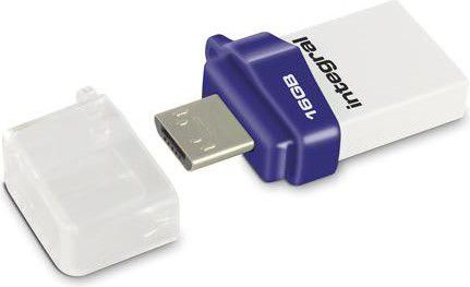 USB Integral Micro Fusion, 16GB, USB 3.0 OTG, gri