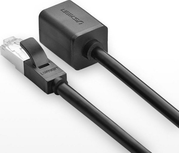 Кабел продолжувач за мрежа UGREEN 11283, Ethernet RJ45 Cat 6, 5m, црн