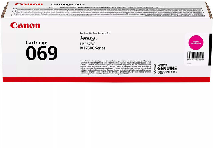 Toner për printim Canon 069, Magenta
