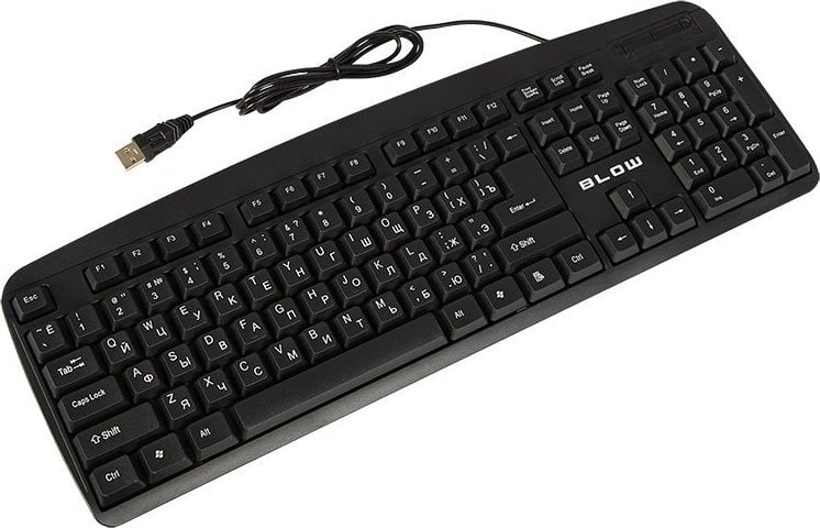 Tastierë Blow KP-104, me kabllo, RU, e zezë