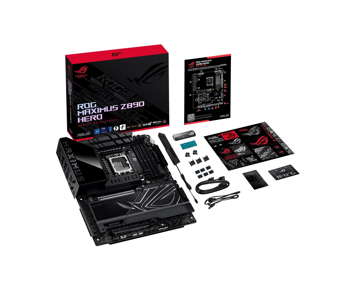 Pllakë amë ASUS ROG MAXIMUS Z890 HERO Intel Z890 LGA 1851 (Socket V1) ATX