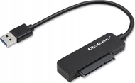 Adapter kabllo Qoltec SATA në USB 3.0, për SSD HDD 2.5", 5Gb/s, 2TB, i zi