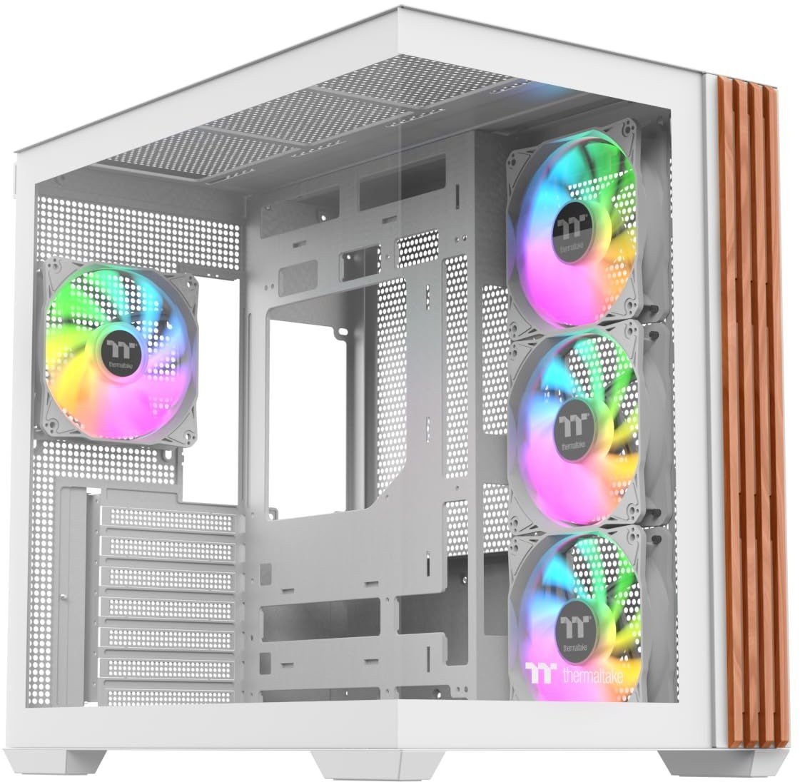 Kutia kompjuterike Thermaltake View 380 WS ARGB, mid tower, xham i kalitur, e zezë