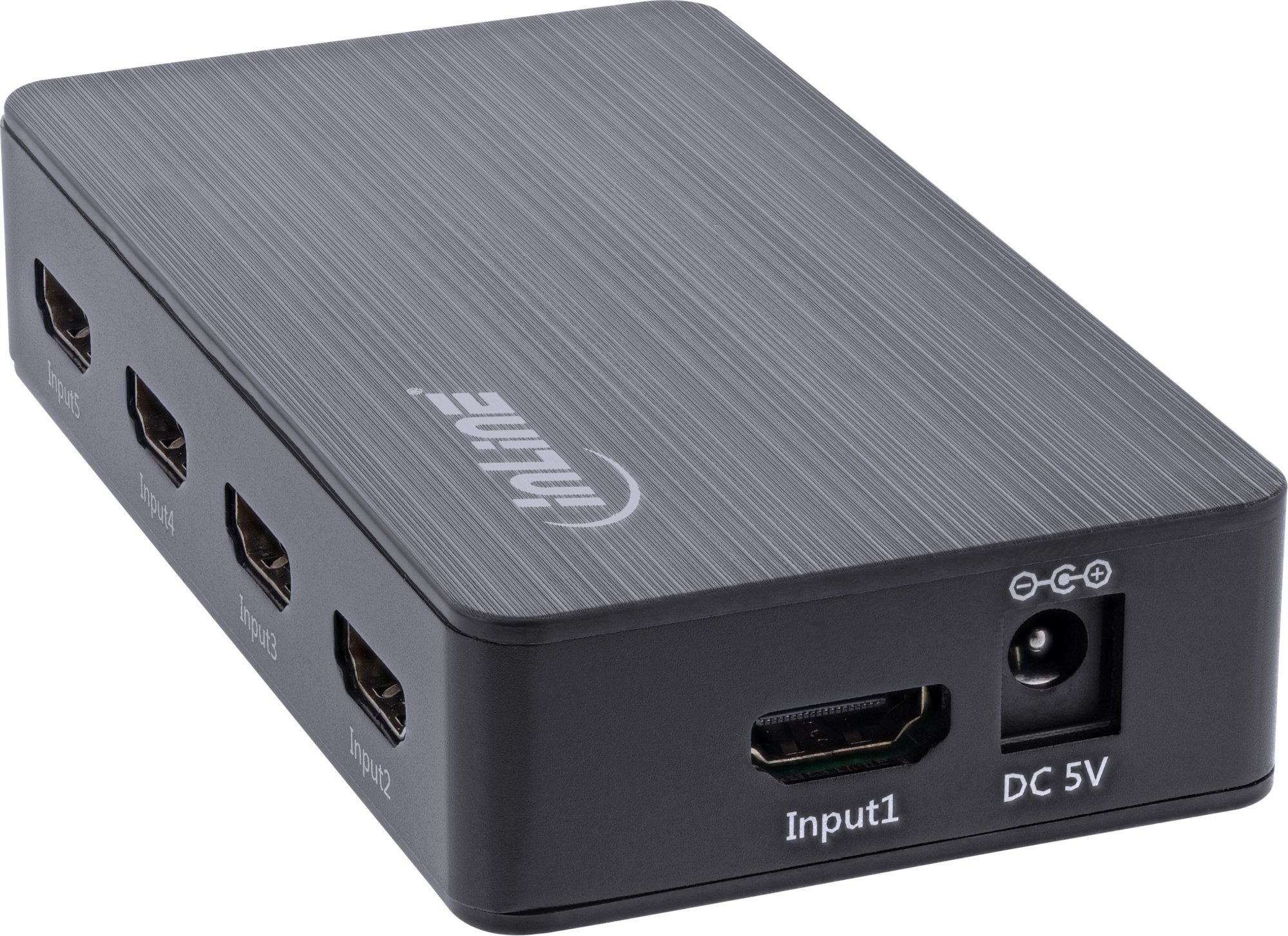 Ndërprerës HDMI InLine, 5 porta, 4K 60Hz, i zi