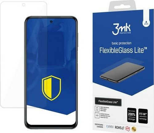 Xham mbrojtës 3MK FlexibleGlass Lite për Xiaomi Redmi Note 9S, transparent