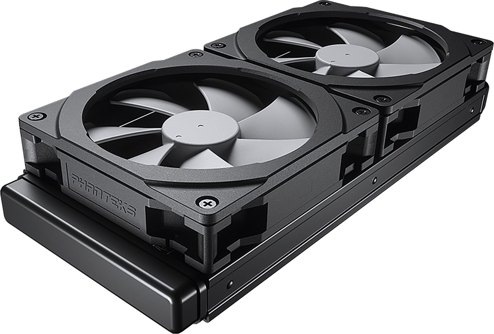 Ftohës procesori Phanteks Glacier One 280 MPH, AIO likuid 280mm, dy ventilatorë 140mm, i zi