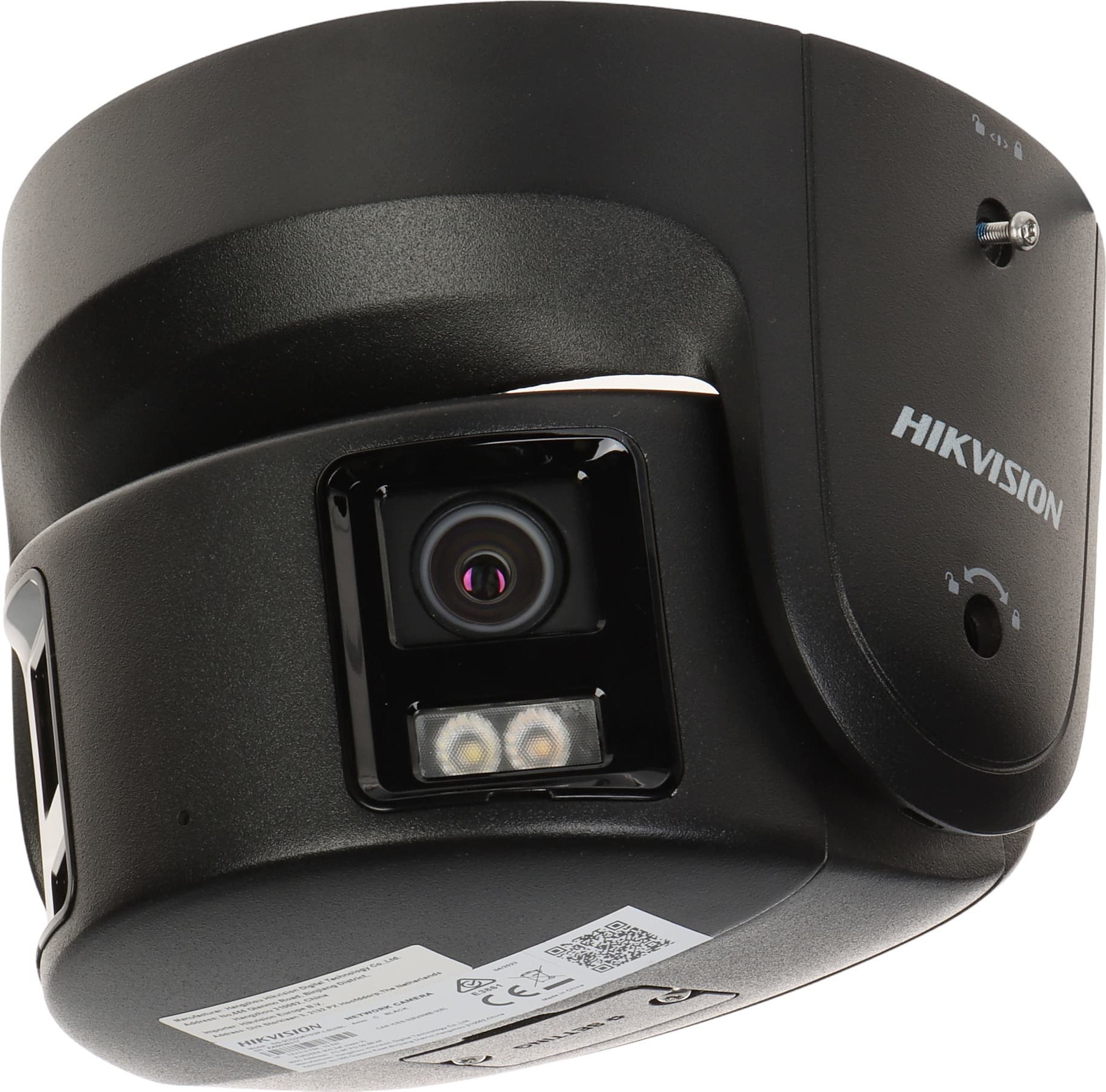 Kamerë IP Hikvision DS-2CD2387G2P-LSU/SL, lente 4mm, me audio, e zezë
