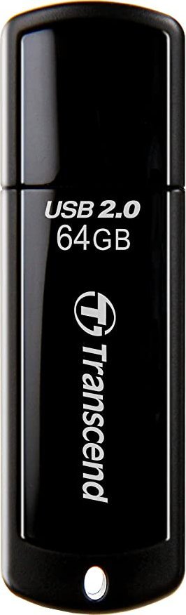 USB Transcend JetFlash 350, 64GB, USB 2.0, црна