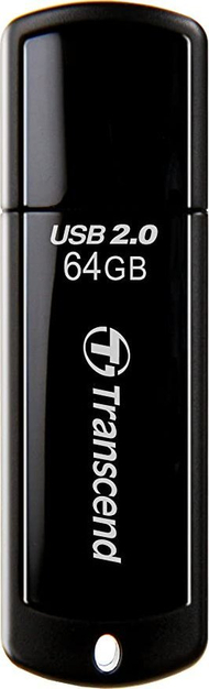 USB Transcend JetFlash 350, 64GB, USB 2.0, црна