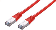 Kabllo rrjeti C TECH CB PP5F 2R, Cat5e FTP, 2m, e kuqe