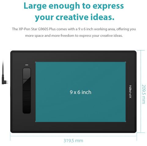 Tablet grafik XP-PEN Star G960S