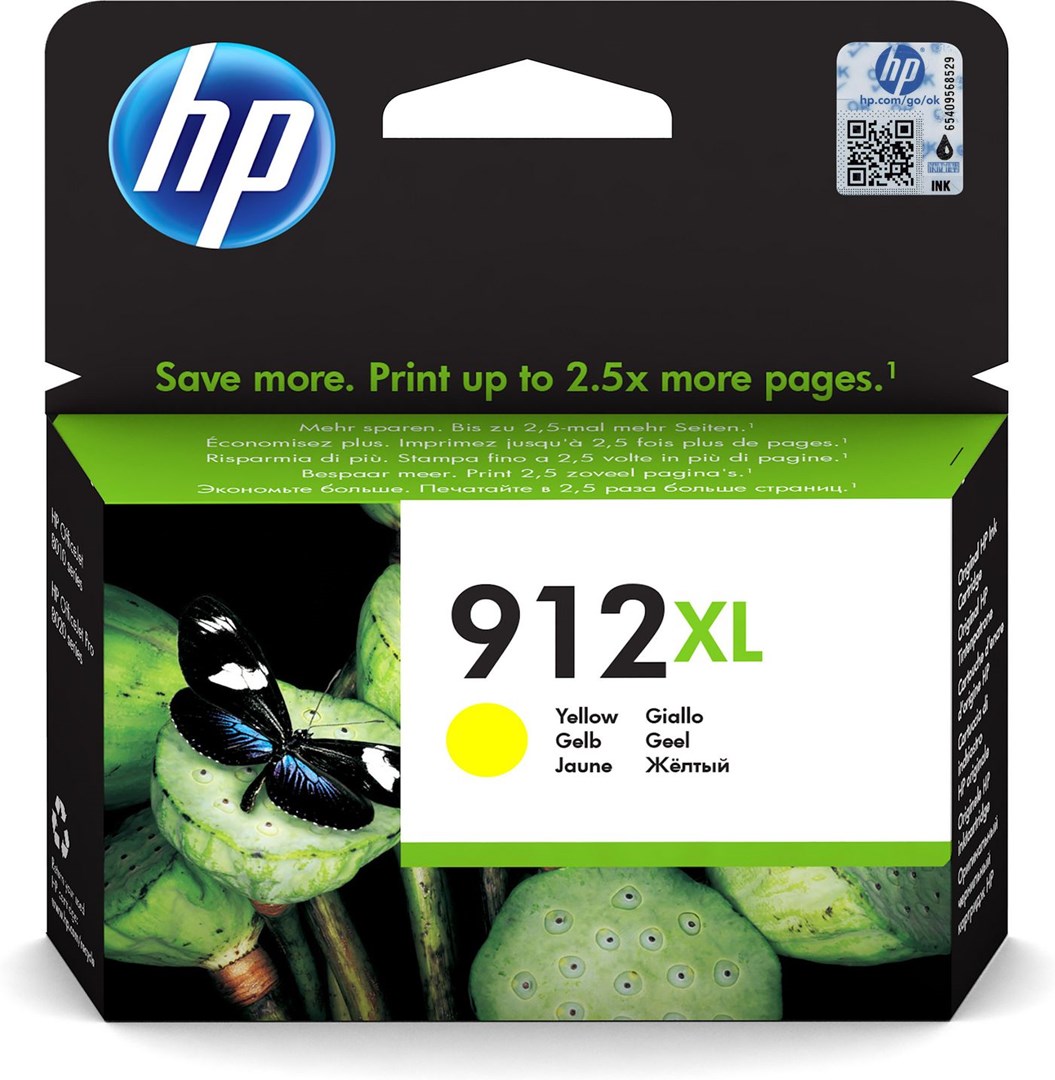 Ngjyrë për printer HP 912XL, 10 ml, e verdhë