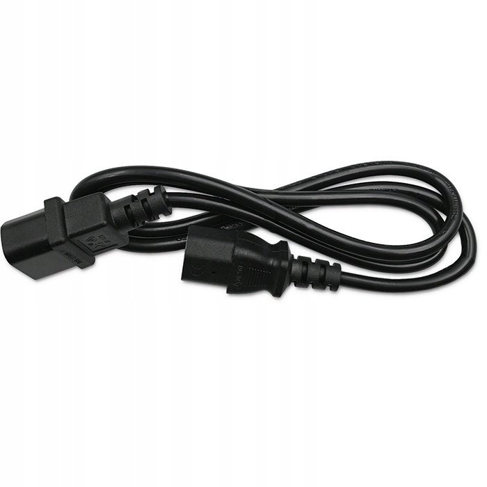 Kabllo zgjatuese Qoltec IEC C13 C14, 1.5m, 3x1.0mm², e zezë