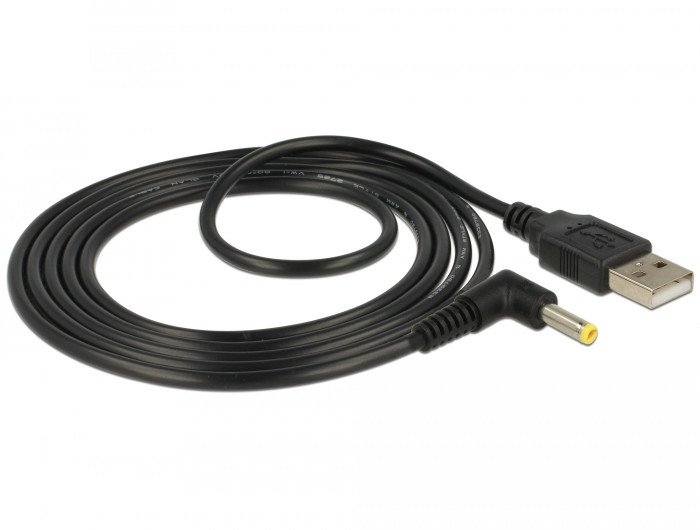 Kабел за енергија DeLOCK 85544, USB A, 1.5 m, црн