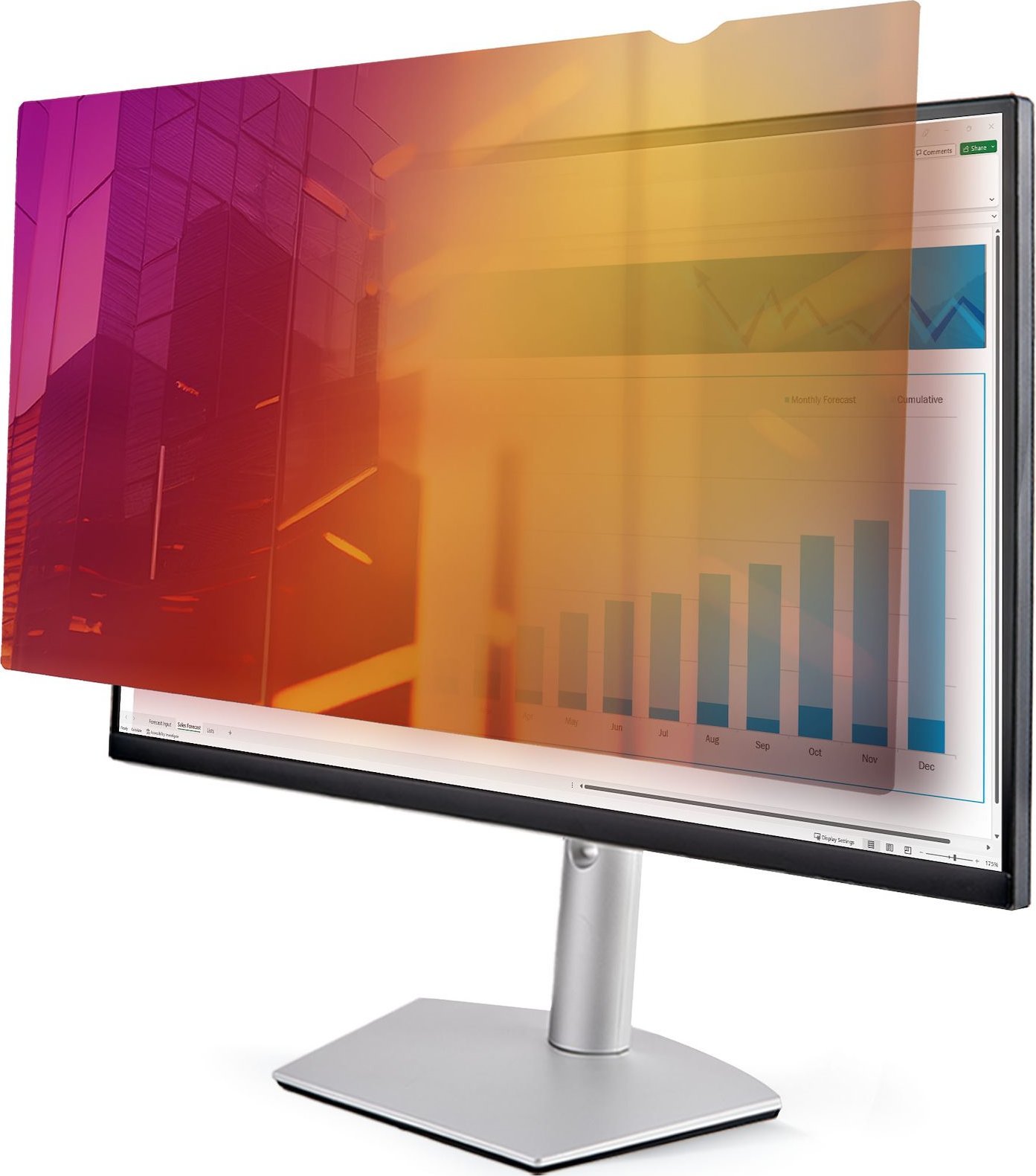 Filtër privatësie për monitor StarTech 24", 16:10, ari i artë, i kthyeshëm