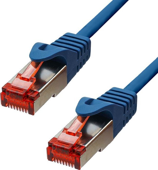 Kabllo rrjeti ProXtend F UTP CAT6, 10m, LSZH, blu