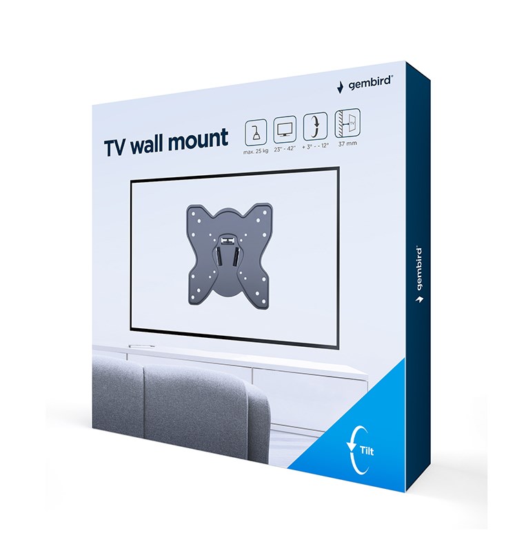Mbajtëse muri për TV Gembird WM-42T-03, 23-42"