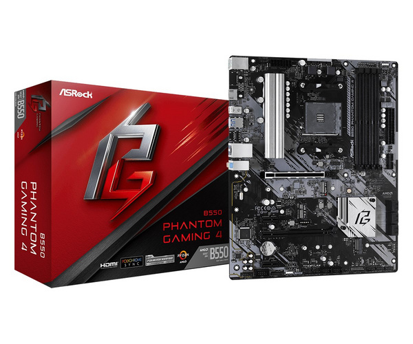 Матична плоча Asrock B550 Phantom Gaming 4 Socket AM4 ATX AMD  B550