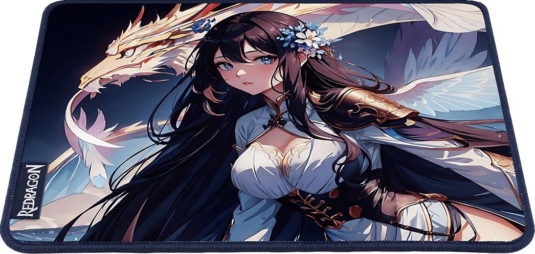 Mousepad gaming Redragon P046 Anime, sipërfaqe Lycra, 5mm, bazë gome kundër rrëshqitjes