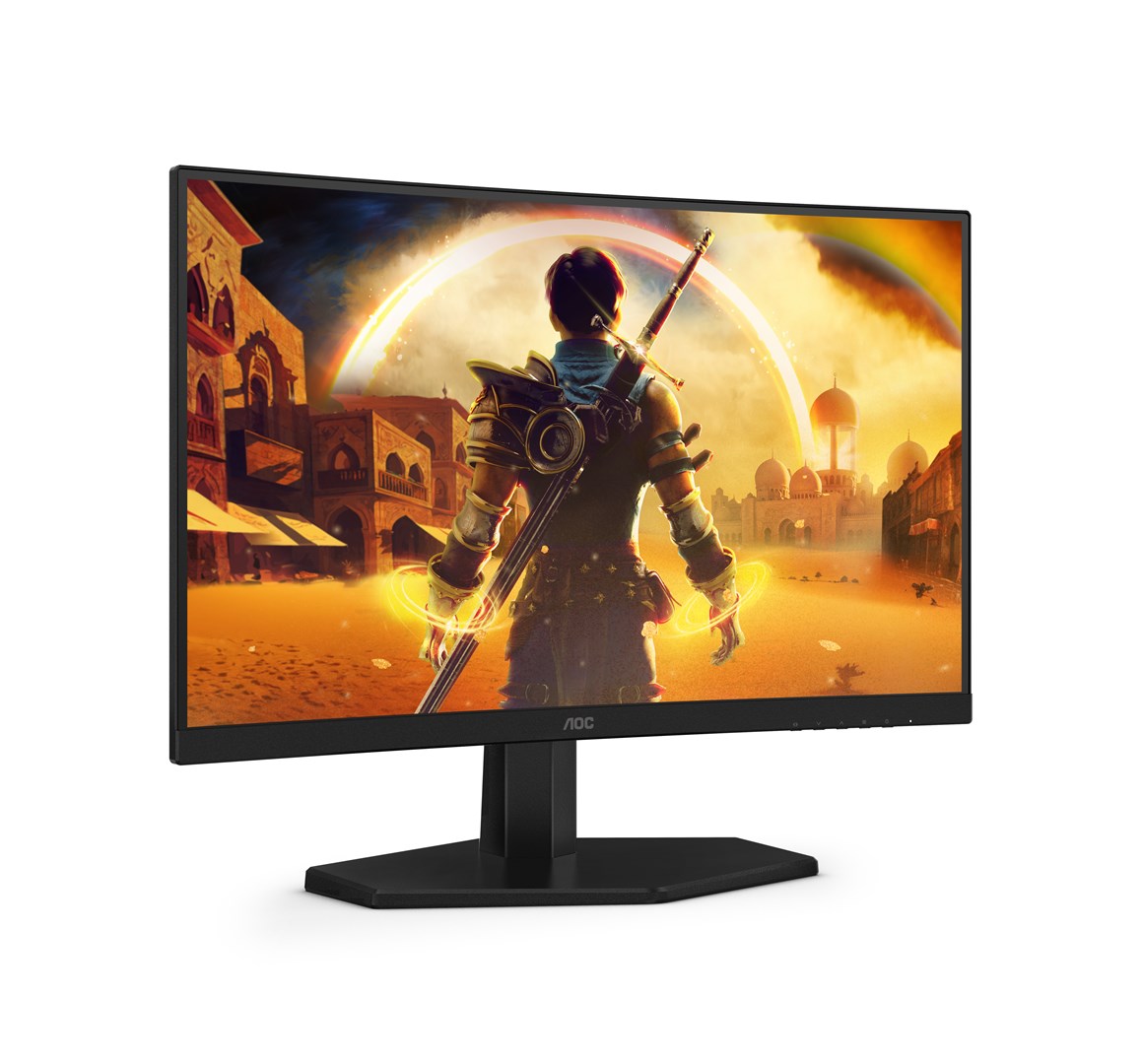 Monitor AOC G4 C24G42E, 23.6" FHD 1920x1080, LED, 180 Hz, i zi/kuq