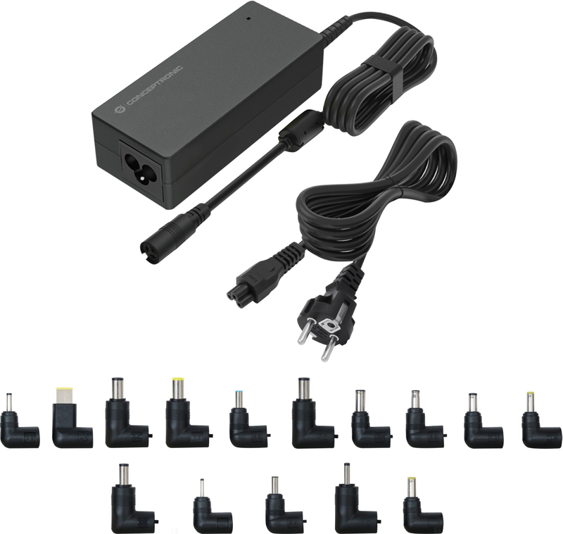 Karikues universal për laptop Unbranded OZUL08B15, 90W, 15 koka karikimi, i zi