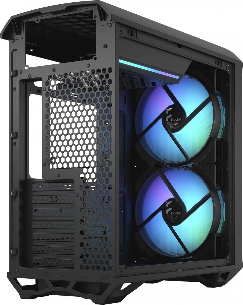 Куќиште за компјутер Fractal Design Torrent Compact RGB, Црна TG Light Tint, Midi Tower