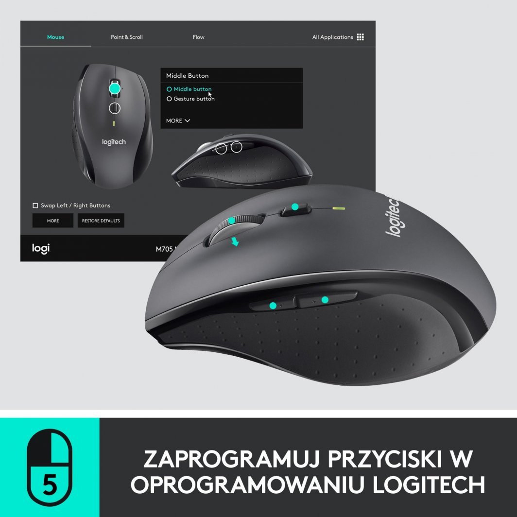 Maus Logitech M705 (910-001949)