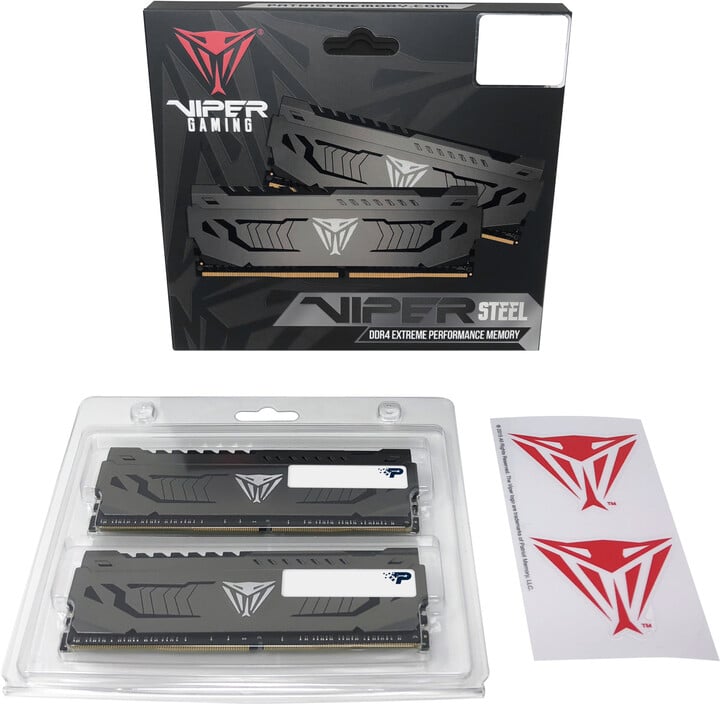 RAM меморија Patriot Viper Steel RAM, 32 GB (2x16 GB) DDR4, 3600 MHz