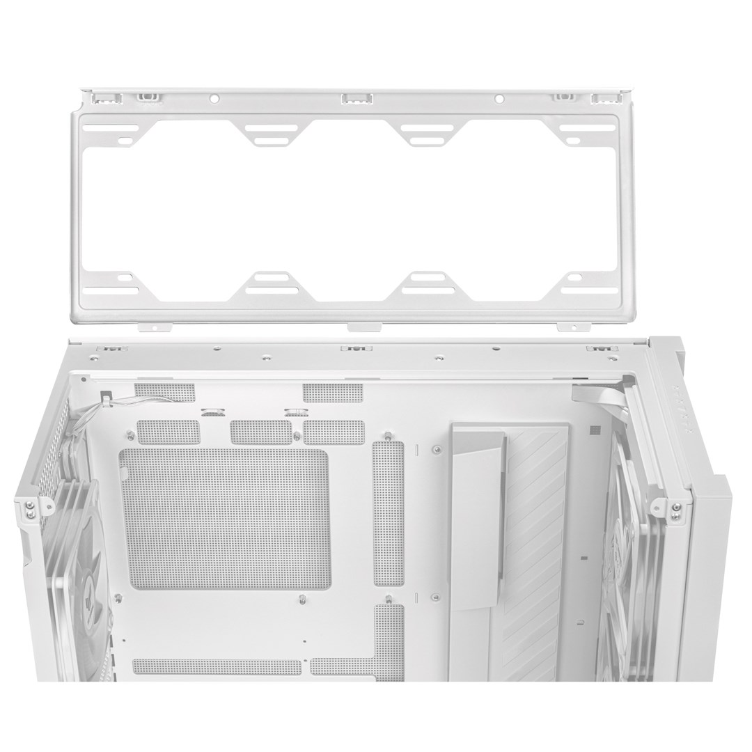 Kuti kompjuteri Asus TUF Gaming GT302 TG ARGB, ATX, xham i temperuar, e bardhë