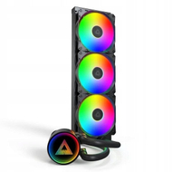 Ftohës uji CPU Montech LightFlow Digital 360, radiator 360mm, Intel dhe AMD, i zi