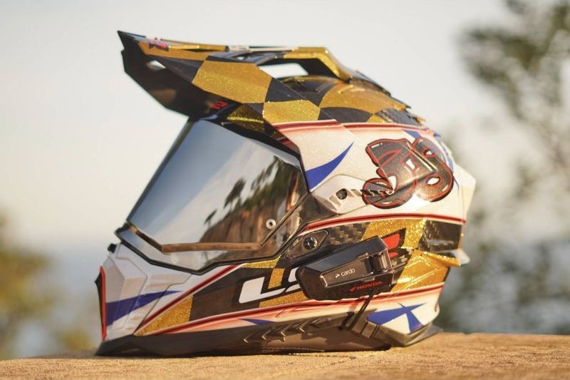 Sistem interkomi Bluetooth për motor Cardo Packtalk Edge, Dynamic Mesh, IP67, i zi