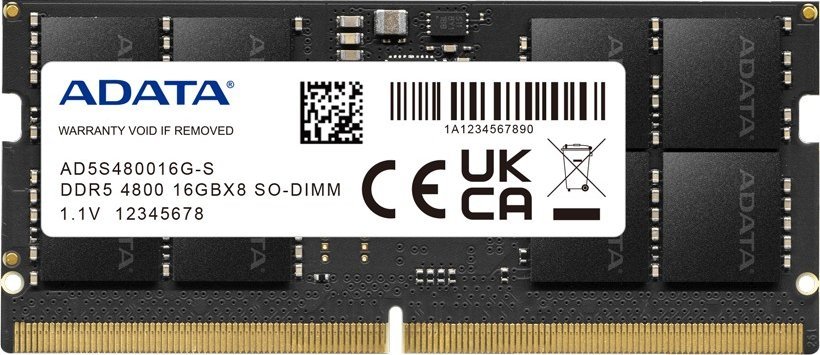 Memorie RAM për laptop ADATA AD5S480032G SODIMM DDR5, 32GB, 4800MHz