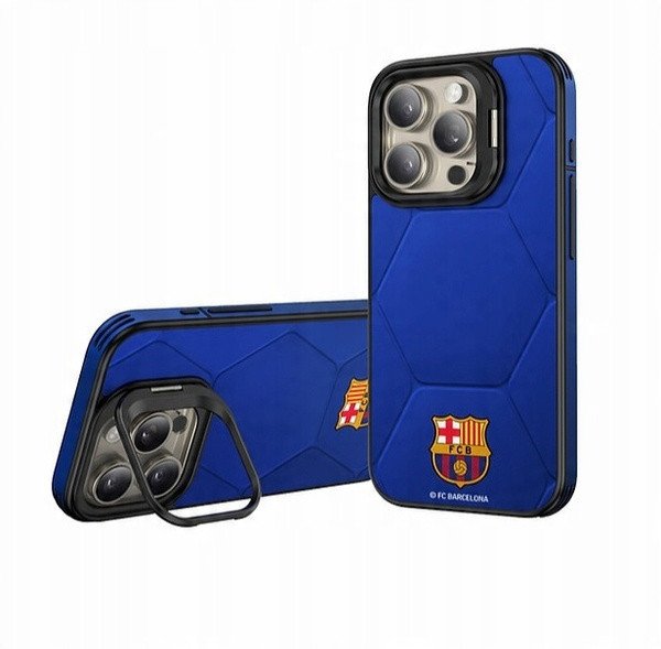 Mbrojtëse telefoni OCPC FC Barcelona, PU lëkurë, me stand, kundër rrëshqitjes