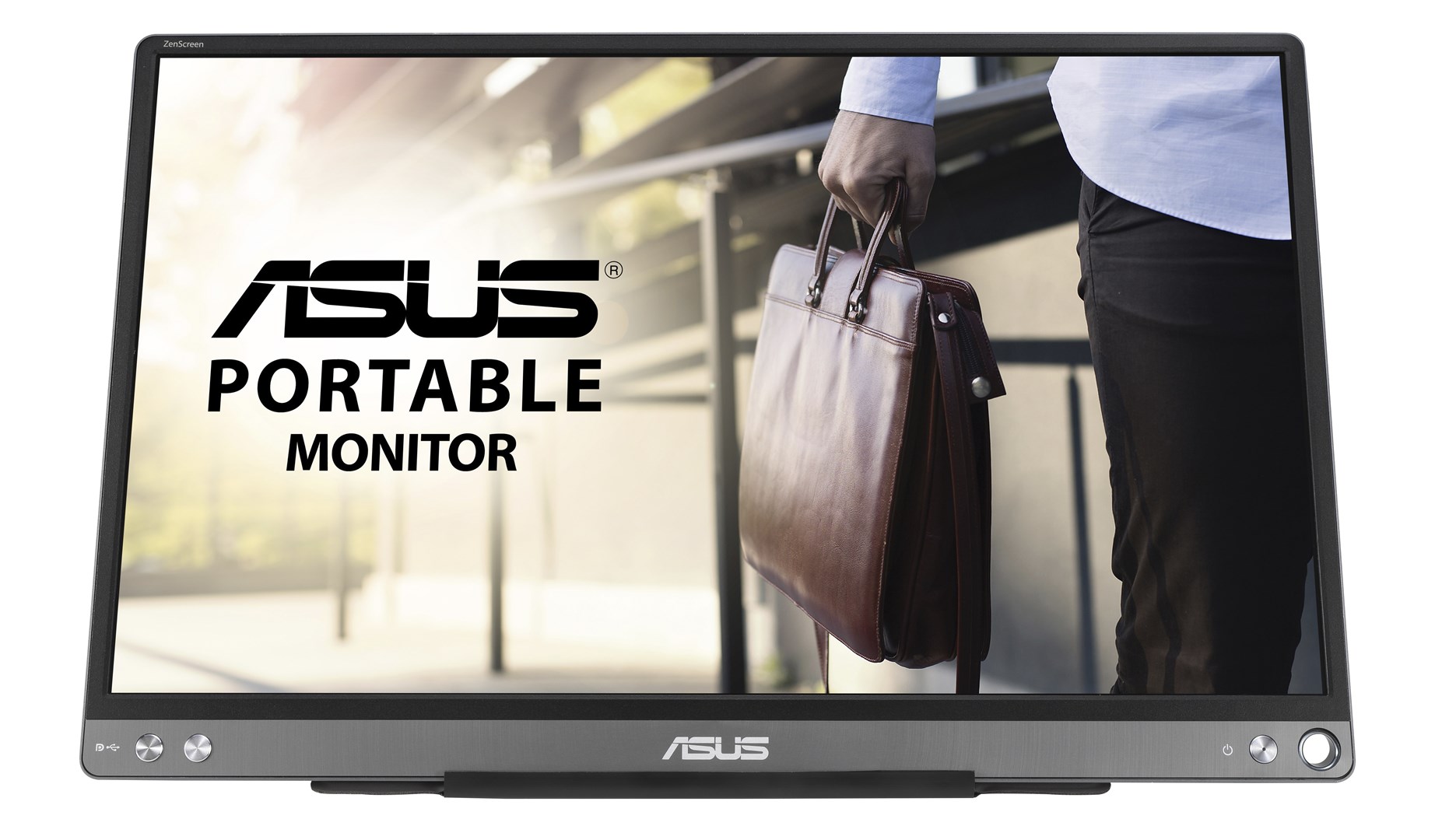 Monitor ASUS ZenScreen MB16ACE, 15.6", 1920 x 1080, Full HD, 70 Hz, i hirtë
