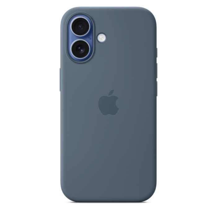 Apple iPhone 17 Silicone Case with MagSafe, Anchor Blue