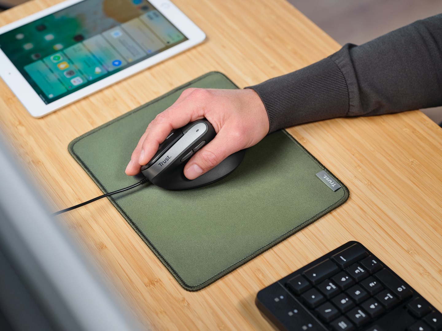 Maus Trust Bayo II Ergonomic USB-A, i zi