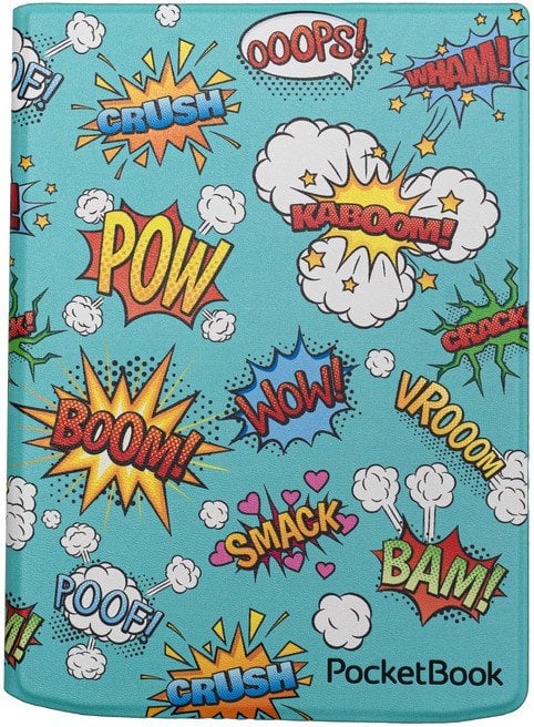 Kapak mbrojtës PocketBook Flip Cover Comic Print, 7.8", për InkPad 4 Color, shumëngjyrësh