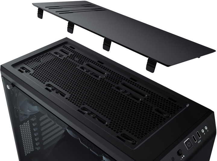 Kasë Be quiet! PURE BASE 600, e zezë