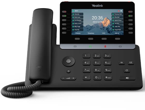 Telefoni IP Yealink T85W, ekran 5.5", Bluetooth WiFi, i zi
