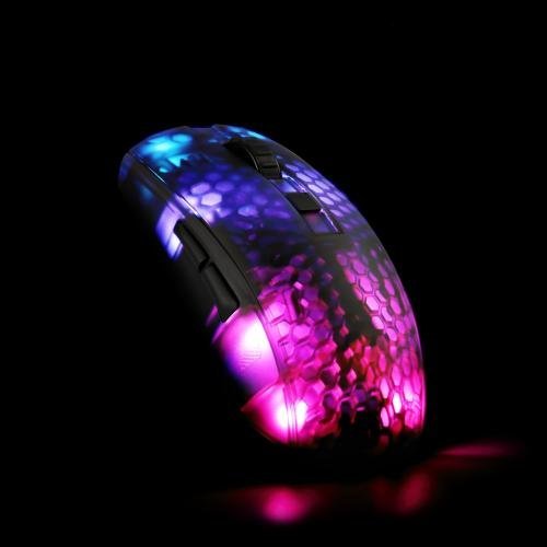 Maus gaming Deltaco Gaming DM310, 6200 DPI, 6 butona, i zi transparent