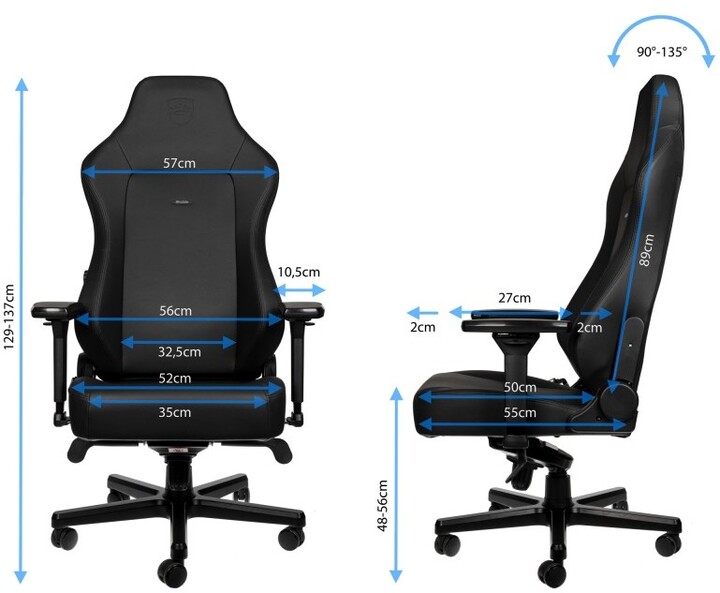 Karrige Noblechairs HERO Black Edition, zezë