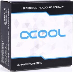 Përshtatës këndor Alphacool Eiszapfen, 90°, G1/4", krom