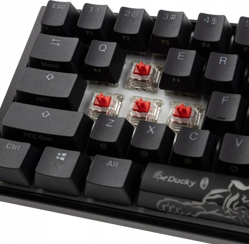 Tastierë mekanike Ducky One 3 Mini, RGB, Cherry MX Red, e zezë