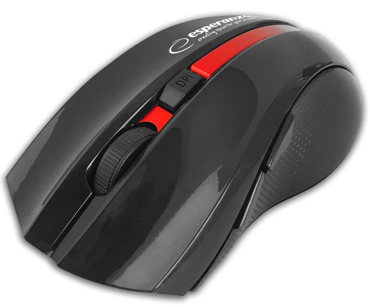 Maus Esperanza EM129R, Bluetooth, i zi / i kuq