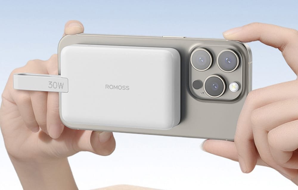 Powerbank ROMOSS WMS10, 10000mAh, 30W, i bardhë