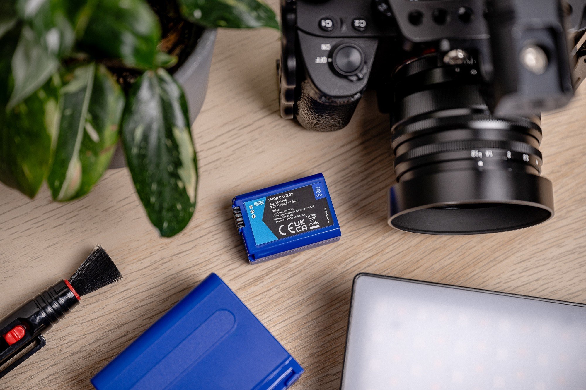 Bateri Newell SupraCell Protect NP-FW50, zëvendësuese për Sony, Li-ion, blu